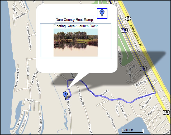 Click for Google Map for Directions to Kayak Tour & Map of Kayak Tour